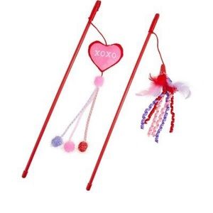 Whisker City Valentine’s Day Cat Teaser Toys